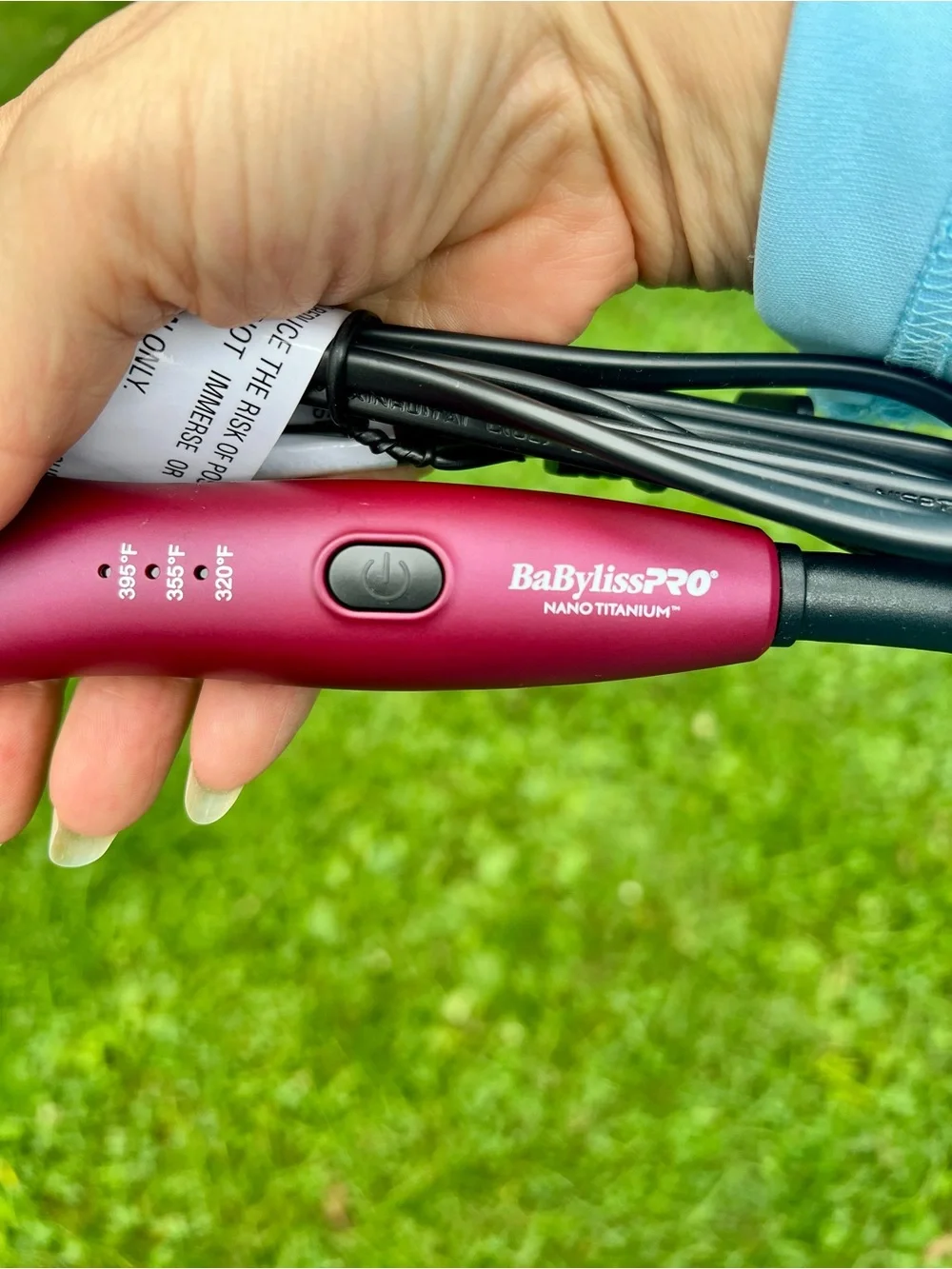 NWOB Babyliss Nano Titanium Pro Hair Hot Comb Straightener Brush Iron purse size